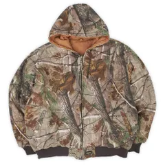 ウォールズ Walls 00s 2000年代 Y2K リバーシブル フーディージャケット ダック アクティブジャケット型 パーカー 迷彩 USA アメリカ ヴィンテージ 古着 メンズ ブルゾン リアルツリーカモ柄 XL-R【中古】