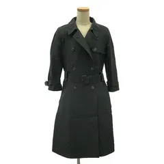 BANANA REPUBLIC シルクステンカラーコート総裏 黒S*YC127