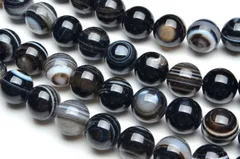 黒天眼石 12mm  １連（約38cm） パワーストーン 天然石 _R86