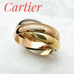 美品🌟Cartier トリニティ クラシックモデル スリーカラー リング 47 約7号 U