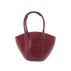 【最大30％OFF★ウィンターセール】カルティエ CARTIER トートバッグ マストライン ボルドー ゴールド レディース 中古