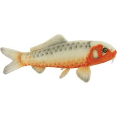 HANSA BH8315 錦鯉 浅黄 35 KOI 鯉 コイ アクアリウム ニシキゴイ 泳ぐ宝石 柄 赤白黒 リアル ぬいぐるみ ハンサ 動物 アニマル 置物 人形 フィギュア 大きい 実物大 大型 ビッグ おすすめ かわいい おしゃれ