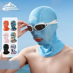フェイスマスク ストレッチ 3ホール フルフェイス 軽量 防風 日焼け止め 目出し帽 ヘルメットインナー 自転車 バイク バラクラバ 夏用 uvカット サイクリング ランニング 登山 釣り スポーツ 全頭マスク