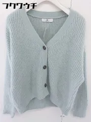 ◇ URBAN RESEARCH Sonny Label サニーレーベル 長袖 ニット カーディガン サイズF ブルー系 レディース  【中古】 【1108310005834】