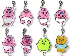 【中古】キーホルダー 全8種セット 「おぱんちゅうさぎ つながる!アクリルチャーム」