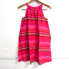 ギャップキッズ キャミソールワンピース トップス ボーダー柄 未使用品 キッズ 女の子用 160サイズ ピンク Gap Kids