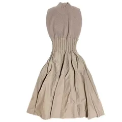 . スナイデル SNIDEL ■【 Knit Best Combi Volume Onepiece SWNO224111 】ニット ベスト コンビ ボリューム ワンピース