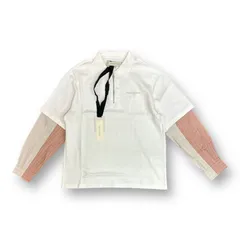 新品 Feng Chen Wang フェン・チェン・ワン ハージップ シャツ レイヤード ポロシャツのサムネイル