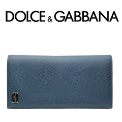 【中古美品】Dolce&Gabbana ドルチェ＆ガッバーナ 財布 二つ折り長財布
