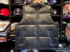 BEN DAVIS(ベンデイビス) FAUX LEATHER PUFFER VEST / スタンド レザー