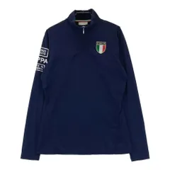 サイズ：M KAPPA GOLF カッパゴルフ  ハーフジップ 長袖Tシャツ  ネイビー系 [240101500750] ゴルフウェア レディース ストスト