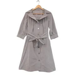 Leilian(レリアン) ワンピース サイズ9 M レディース美品  - ライトグレー×黒