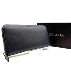 DOLCE＆GABBANA レザー ブラック ラウンドジップ 長財布 A14 - メルカリ