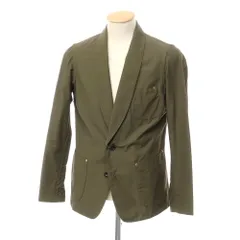 【中古】エムズブラック m's braque コットンナイロン ショールカラージャケット オリーブグリーン【サイズ38】【メンズ】のサムネイル