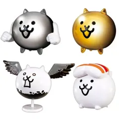 【中古】トレーディングフィギュア 全4種セット 「カプキャラ にゃんこ大戦争12周年special」