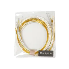 新品 (Type-A) 手芸 ハンドメイド 紙縒り 大容量 お徳用 前撮り ドレス 結婚式 袴 和装 振袖 卒業式 成人式 紐 紐 キット アレンジ 飾り 水引紐 アクセサリー 銀 白 金 ゴールド 髪飾り アソート 30本セット 日本製 水引 [あめてまり]