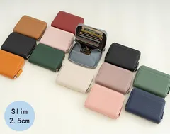 ミニ財布 お札折らない レディース メンズ 本革 二つ折り レザー カードケース 小銭入れ コインケース フラグメントケース プレゼント