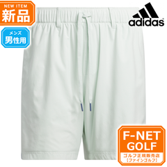 新品 【クリスタルジェイド】春 夏 モデル adidas アディダス ゴルフウェア KOV90 ULT365 ツイストウィーブ 撥水 防風 ショーツ [ストレッチ＊オーソドックスなシルエット] （メンズ）