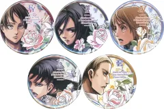 【中古】バッジ・ピンズ 全5種セット 「進撃の巨人 トレーディング缶バッジ～1 Year Anniversary～」