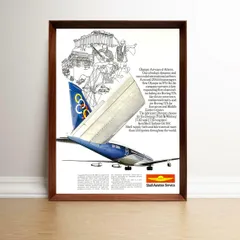 ヴィンテージ航空ポスター Amazon｜- ビンテージな航空会社のポスター c.1950 - アート