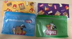 マクドナルド　福袋2023　チャムス　クリーナークロス　ジッパーポーチ