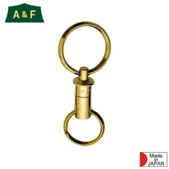 A&F エイアンドエフ キーリリース ブラス キーホルダー