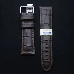 デッドストック品 モレラート MORELLATO TURNER レザー ダークブラウン 24mm 時計バンド 時計ベルト バンド交換 人気 おしゃれ 25-M-398