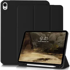 【在庫処分】iPad (A16) 11インチ 2025モデル 11世代 ケース iPad 第 10世代 10.9インチ 2022 薄型 軽量 耐衝撃 TPU材質 ケース Apple Pencilペン収納 三つ折り スタンド スマート カバー オートスリープ/ウ