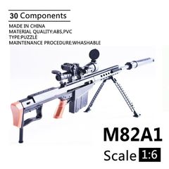 新品!!送料無料!! 1/6スケール M82A1 未組立 銃 プラモデル
