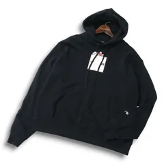 【美品】CONVERSE STARS × BT21 BTS 防弾少年団★ コンバーススターズ スウェット プルオーバー パーカー Sz.F メンズ 黒