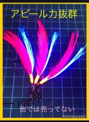 オホーツク実釣済み　ケイムラ　ピンク毛針　アキアジ　鮭ウキルアー　フカセ　爆釣！のサムネイル