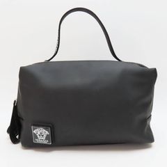 S04-k055 VERSACE ヴェルサーチ メデューサ レザ― 2WAYショルダー  