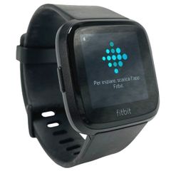 Fitbit Versa フィットネスリストバンド Black 【良い(B)】