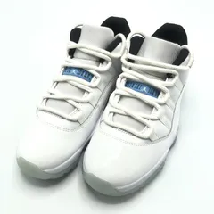 【中古】NIKE Air Jordan 11 Low Legend Blue スニーカー 26cm AV2187-117 ホワイト ナイキ[10]