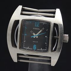 ディーゼル DZ-2038 スクエアケース ミントグリーン文字盤 稼働品 