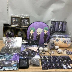 08w5718 ディズニー ツイステッドワンダーランド グッズ まとめ おまんじゅうクッション/フィギュアーツミニ/ぬいぐるみ他 オクタヴィネル寮 アズール他 キャラクターグッズ【中古品】