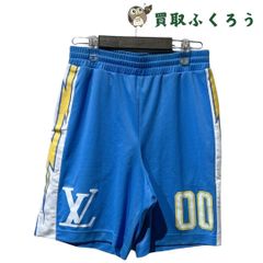 ルイ・ヴィトン　LOUIS VUITTON　スポーティ　ジャージ　ショーツ　ショートパンツ　ブルー / 青　サイズXS