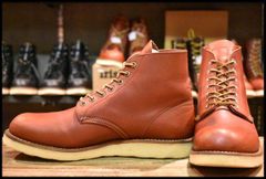 【9.5D 良品 10年】レッドウィング 8166 アイリッシュセッター 赤茶 オロラセット プレーントゥ ブーツ redwing HOPESMORE【FE571】のサムネイル