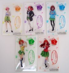5個セット 映画 五等分の花嫁 劇場グッズ アクリルスタンドキーホルダー