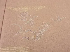 平和屋着物■豪華色留袖　流水枝花文　金彩　逸品　n-ip2136