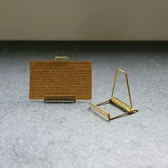 【新品】【1点販売】amabro[アマブロ] DISPLAY STAND S [ディスプレースタンド タブレットスタンド 真鍮 角度調節 折りたたみ インテリア ディスプレイ]のサムネイル