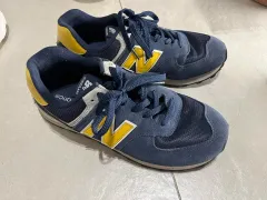 New Balance(ニューバランス) 574 ネイビー イエロー 265