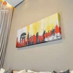 絵画 インテリア アートパネル 抽象画 モダン 北欧 壁掛け 玄関 おしゃれ アート 絵 アジアン バリ 80×30 (33)
