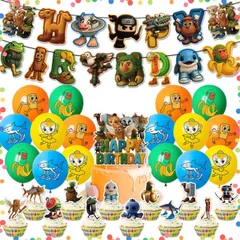 【特価セール】パーティ 装飾 イタリアンブレインロット トララレロ・トララ キャラクター 風船セット 誕生日バルーンHAPPYBIRTHDAY 飾り ガーランド ハッピーバースデー萌えグッズ バースデー 部屋飾り 男の子 子供 飾り付け 大人 お祝い 誕生日