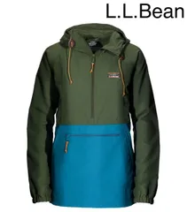 【未使用品】L.L.Bean　エルエルビーン　ウィメンズ マウンテン・クラシック・アノラック、カラーブロックS