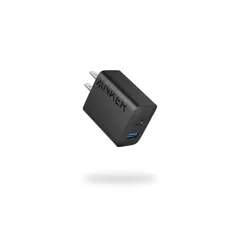Anker Charger (20W, 2-Port) 【PSE技術基準適合/USB PD対応/20W急速充電器/コンパクトサイズ】 Android スマートフォン iPad その他 各種機器対応 (ブラック) 0のサムネイル