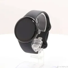 〔中古品〕 Google Pixel Watch 2 GA05029-GB Matte Blackアルミケース／Obsidianアクティブバンド【352】
