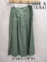 1133 ZARA （ザラ ）巻きスカート風　ワイドパンツ　フリー