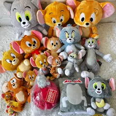 トムとジェリー ぬいぐるみ  大量まとめ売り  18点セット 一番くじ  ラストワン賞  タフィーゼリーぬいぐるみ 未開封あり タグあり多数 180