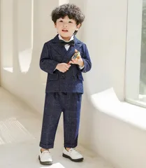 フォーマル スーツ キッズスーツ 男の子 スーツ キッズ フォーマル リングボーイ ツイード ベビースーツ 子供スーツ